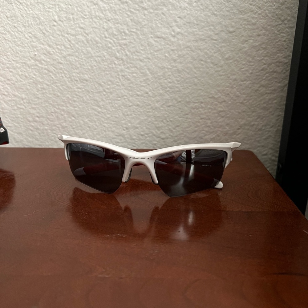 Oakley Sunglasses Red + White (SMALL)